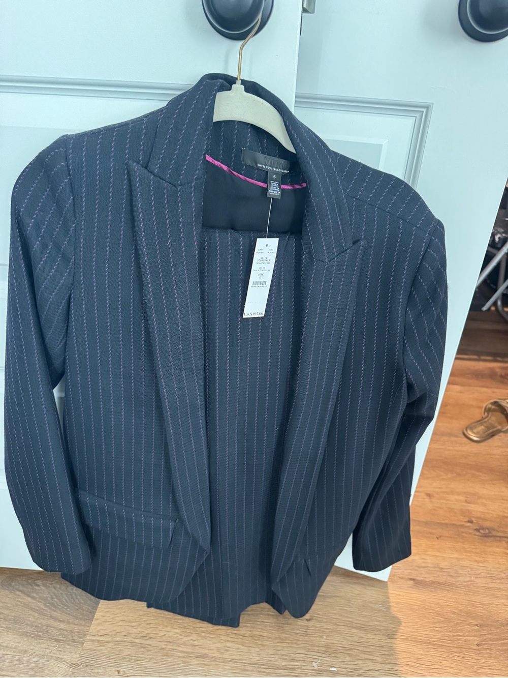 WHBM Pinstripe Suit NWT - Picture 2 of 10